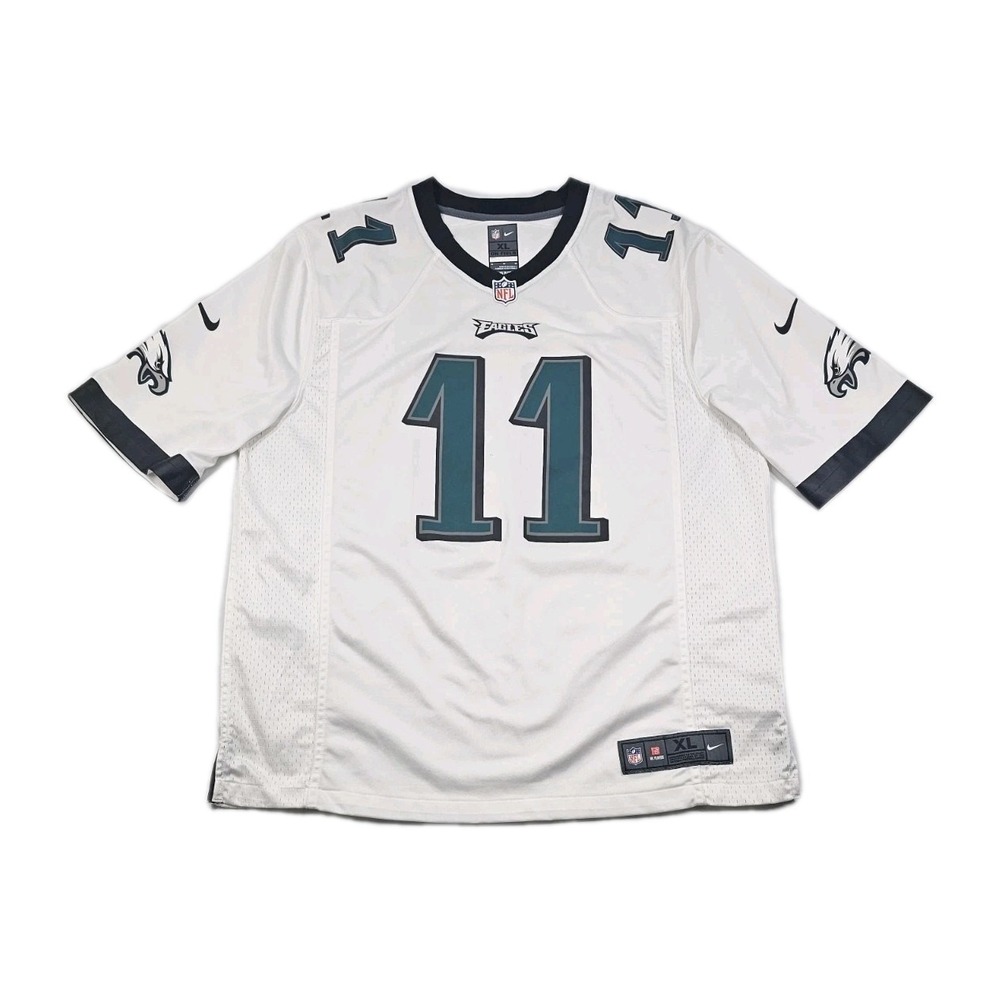 Philadelphia Eagles NFL Nike On Field #11 Carson Wentz White Jersey Mens XLarge‎